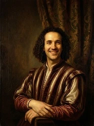 Baroque style portrait